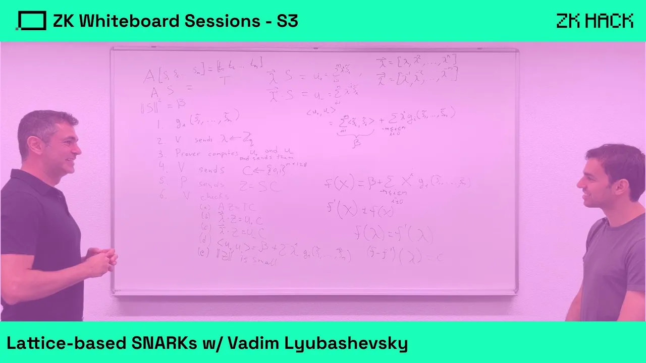 ZK 白板 S3M3: 基于格的 SNARKs