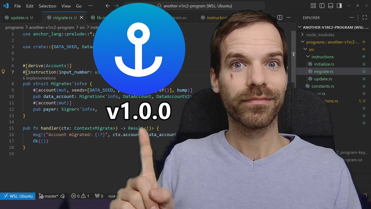 Anchor v1.0.0 有哪些更新