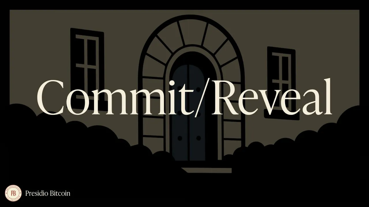 通过 Commit/Reveal 方案，短期免受量子攻击 | 量子比特币峰会