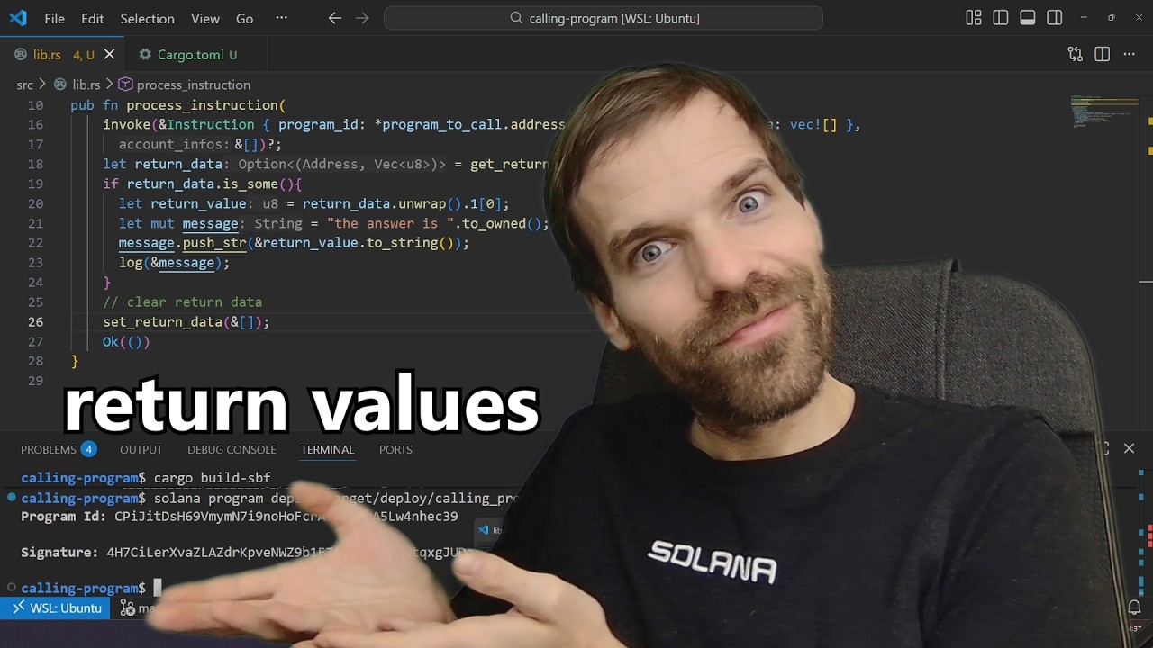 如何让 Solana 程序实现返回值