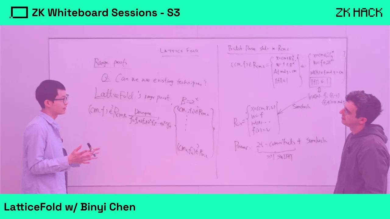 ZK 白板 S3M4: LatticeFold 基于格的折叠方案
