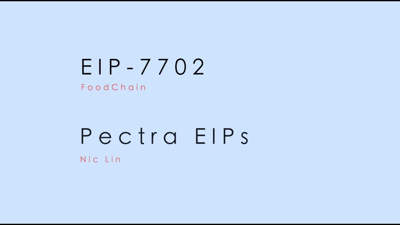 EIP-7702  & Pectra EIPs 介绍