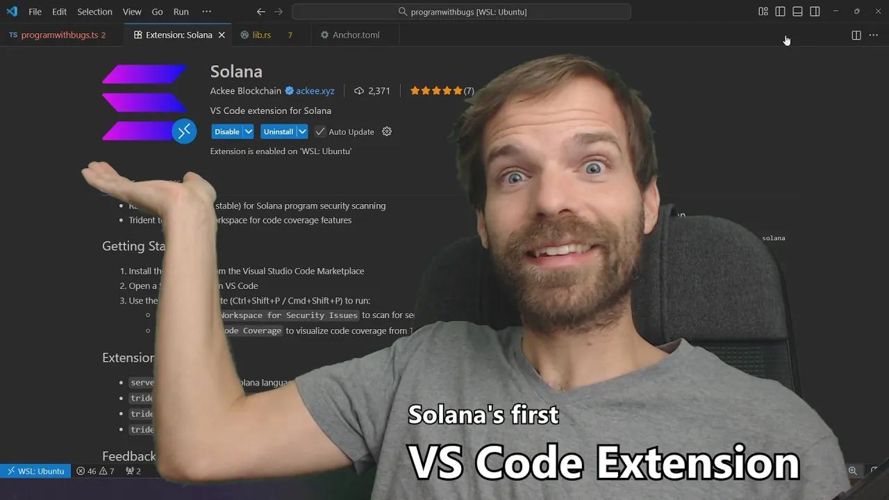 VS Code第一个 Solana 插件
