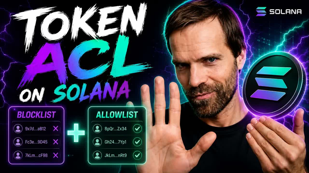 Solana教程 Token的黑名单和白名单正确做法 Token ACL