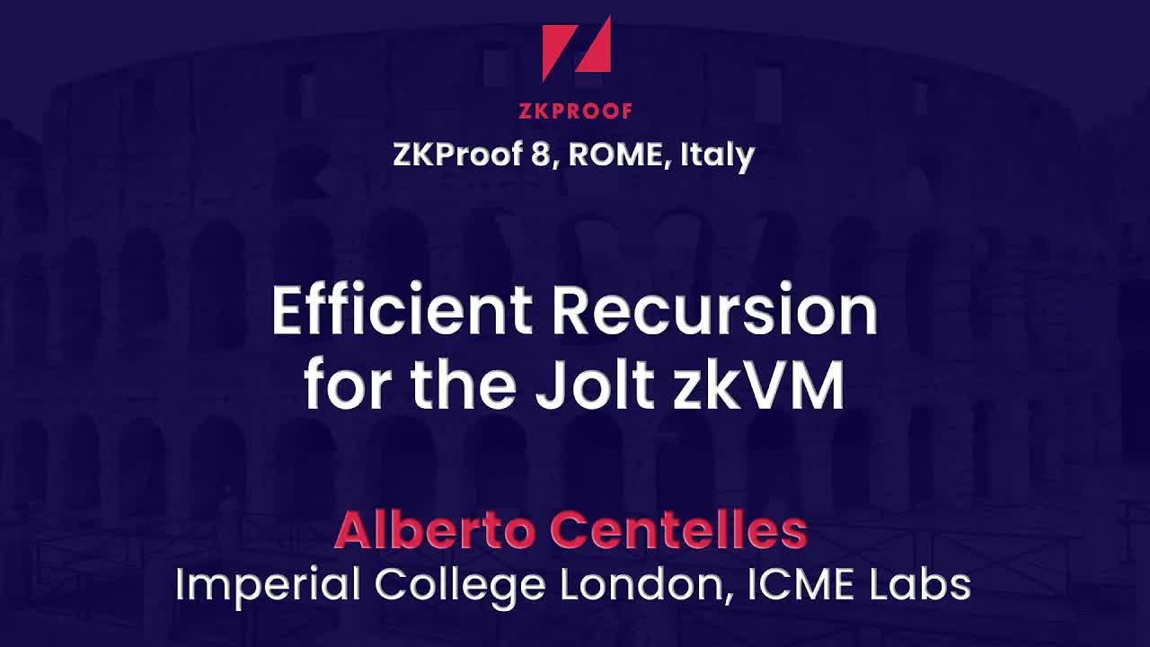 Jolt zkVM 的高效递归