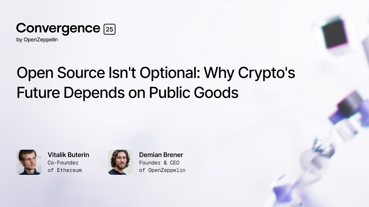 Vitalik Buterin 访谈: 开源不是可选项  - Convergence 2025