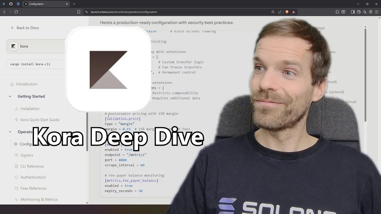 使用Kora 在Solana 进行无Gas交易