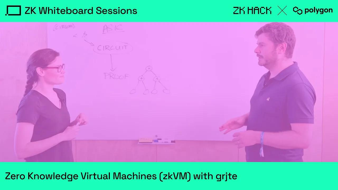 ZK白板系列 - 模块七：零知识虚拟机（zkVM）