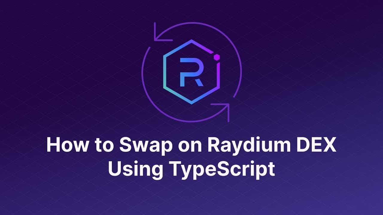 如何使用 TypeScript 在 Raydium DEX 上进行兑换